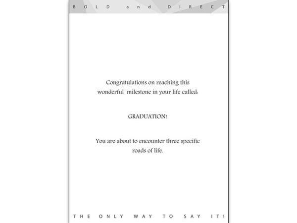 Congratulations on Reaching