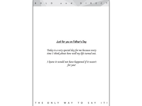Just for You on Father?s Day