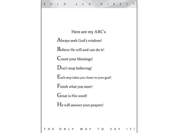 Here Are the ABC?s