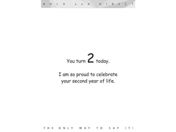 You Turn 2 Today