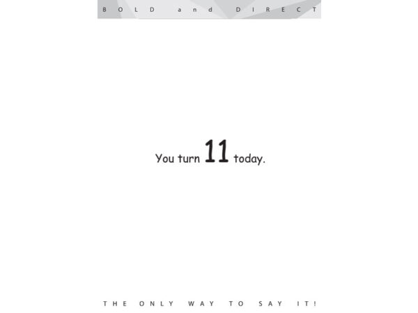 You Turn 11 Today