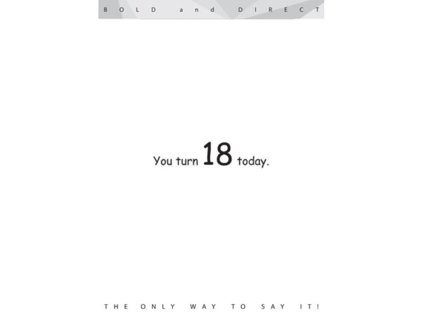 You Turn 18 Today